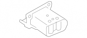 Right rear bumper reinforcement fang for Land Rover Discovery 17-23