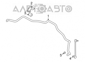 Front stabilizer bar for Mitsubishi Galant 2012