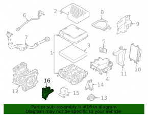 Rear Engine Mount Bracket Nissan Leaf 18-