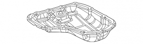 Lexus UX250h UX300h 19-26 Oil Pan