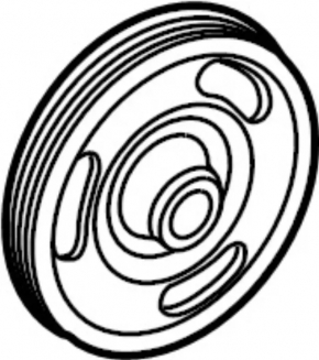Crankshaft Pulley Infiniti QX30 17-19