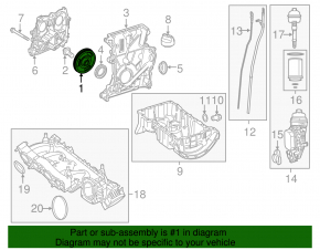 Crankshaft Pulley Infiniti QX30 17-19