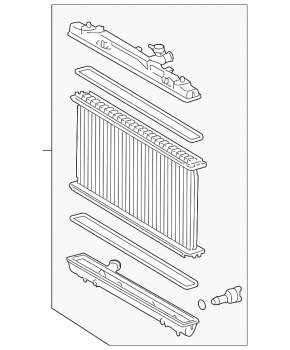 Radiator cooling water Lexus ES300h 13-18