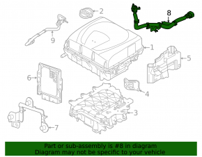 Nissan Leaf 13-17 Power Cable