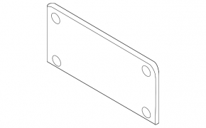 Front License Plate Area VW Atlas 18-20