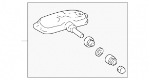 Wheel Pressure Sensor Toyota Highlander 08-13