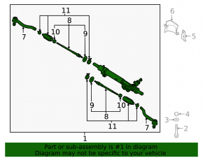 Steering rack Nissan Maxima A36 16-23