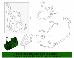 BMW X7 G07 19-26 3.0T MHEV 48V Air Conditioning Compressor