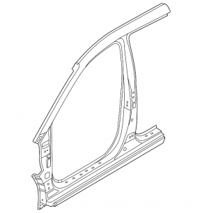 Body pillar central right Kia Niro 23-