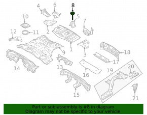 Nissan Rogue 17-20 Type 2 Spare Tire Mount for Subwoofer