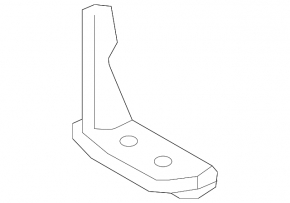 Mudguard on the threshold rear left Lexus ES300h ES350 13-15
