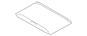 Sunroof Curtain Hyundai Kona 18-23 Gray