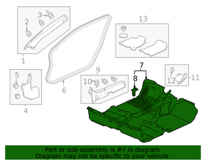 Honda CRZ 11-12 Floor Covering