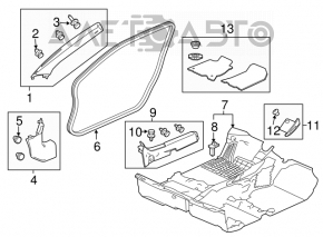 Honda CRZ 11-12 Floor Covering