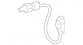 Fuel pressure sensor right Lexus IS250 06-13 on the rack