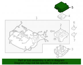 Hyundai Tucson 25-26 1.6T HEV underhood fuse box cover