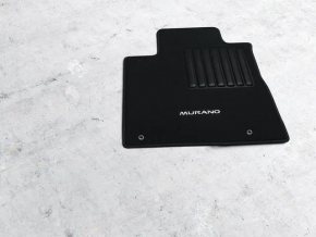 Front left interior mat for Nissan Murano z52 19-24, black cloth, for cleaning