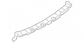 Rear bumper center mount for Porsche Cayenne 19-26