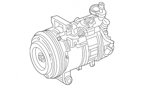Mercedes A-class V177 19-22 M260 air conditioning compressor