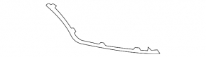 Front bumper lip trim Mercedes X167 GLS 450 580 20-23 right, AMG pkg