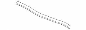 Front bonnet seal Mercedes C-class W205 15-21 on bumper