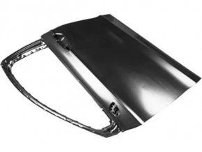 Front left door assembly for Ford Fusion mk5 13-20 hybrid, graphite J7, 2 chrome moldings, keyless handle with chrome, with code, dent, scratches and cracks in the trim