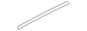 Upper rear left door molding Mazda CX-7 06-09 chrome, scratches
