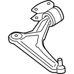 Ford Fusion mk5 13-20 lower front right control arm (iron)