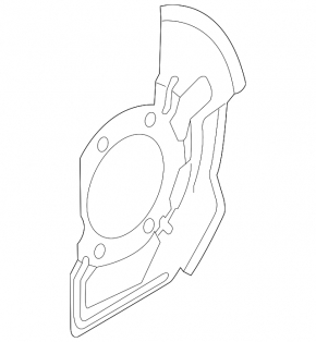 Brake Disc Cover Front Right Mazda 3 14-18 BM Type 1