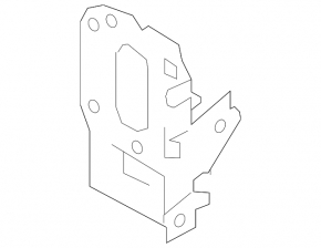 Front right side member bracket Mazda 6 14-21