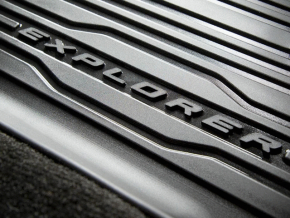 Set of floor mats for Ford Explorer 20 - black rubber