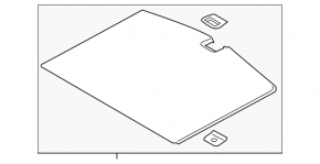 Lincoln Corsair 20-26 trunk floor
