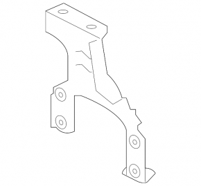 TV bracket lower left Jaguar F-Pace X761 17-