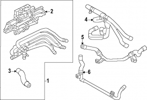 Cooling pipes Volkswagen ID.4 21-25