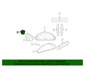 Ignition switch for smart key Mercedes W211