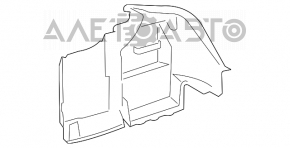 Right wheel arch trim for Mercedes W221