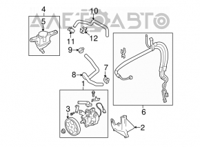 Subaru Outback 10-14 Power Steering Reservoir