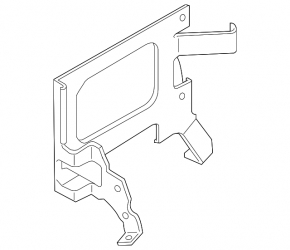 Bracket ECU unit engine computer Hyundai Santa FE 19-20