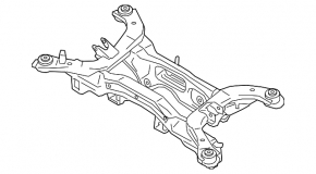Rear subframe Mitsubishi Eclipse Cross 18-20 AWD