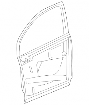 Door bare front right Buick Encore 13-19