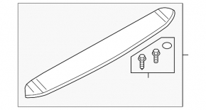 Audi Q7 16- Trunk Door Spoiler