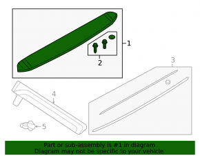 Audi Q7 16- Trunk Door Spoiler