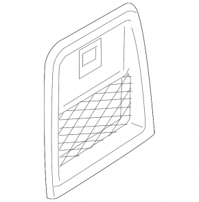 BMW X5 G05 19-21 rear left arch trim cover, black