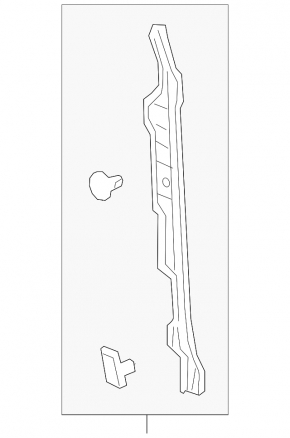 Wing seal door-wing right Lexus NX200t NX300 NX300h 15-21