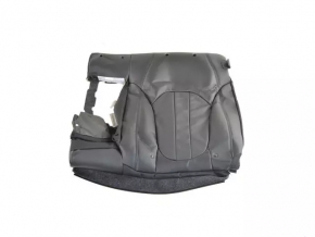 Rear seats, 2nd row, Nissan Leaf 13-12, heated, black leather, upper part, water damage