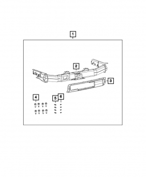 Towbar Jeep Grand Cherokee WK2 11-22 type 2