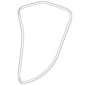 Rear left door seal for Cadillac CTS 14-19