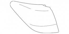 Light outer wing left Subaru Outback 10-14