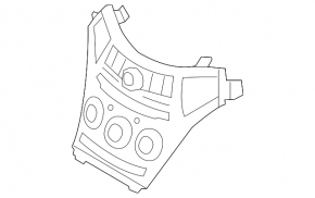 Subaru B10 Tribeca dashboard