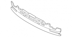 Rear Bumper Absorber Kia Optima 14-15 Rest Type 1
